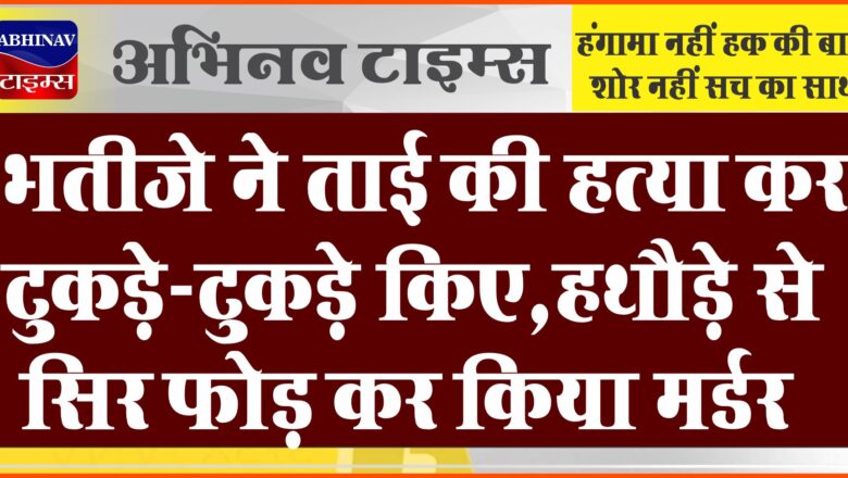 भतीजे ने ताई की हत्या कर टुकड़े-टुकड़े किए:हथौड़े से सिर फोड़ कर किया मर्डर; जंगल में फेंके शव के हिस्से