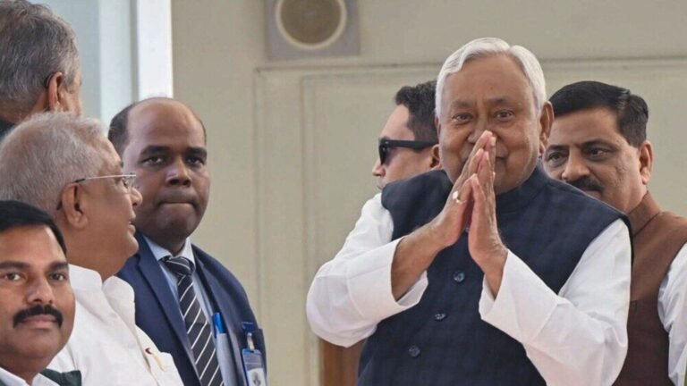 Nitish Kumar poised for record 10th stint as Bihar CM, stakes claim; Samrat Choudhary, Vijay Sinha remain Dy CMs